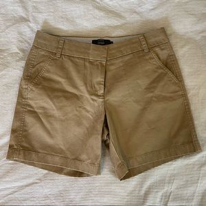 J. Crew Khaki Chino Shorts